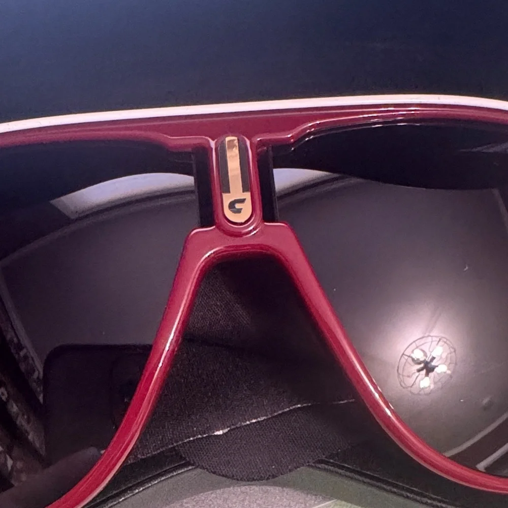 Carrera Unisex Stylish Burgundy Sunglasses